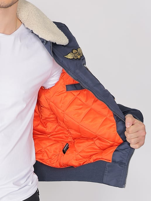 Top Gun Bomberjacke TG23005 mit Kunstfellkragen - Image 5