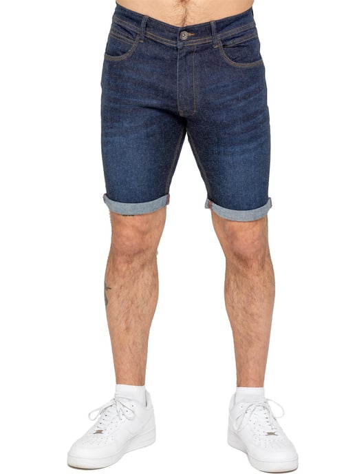 Enzo | Herren Slim Fit Denim Shorts - Image 1