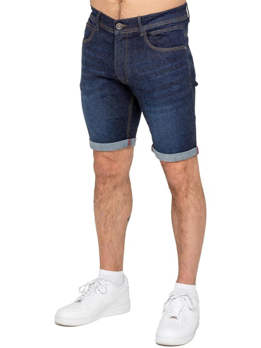 Enzo | Herren Slim Fit Denim Shorts - Image 2