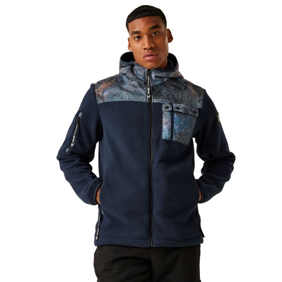 Regatta Herren Christian Lacroix Valensoles Fleecejacke (Navy) - Image 3