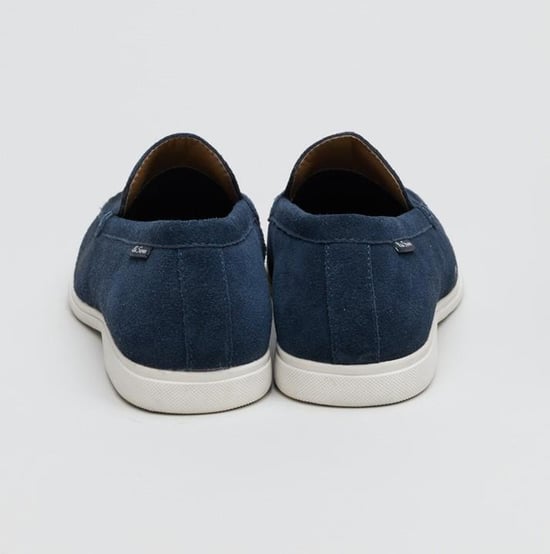 Ben Sherman Amarillo Herren Wildleder Mokassins In Blau - Image 4