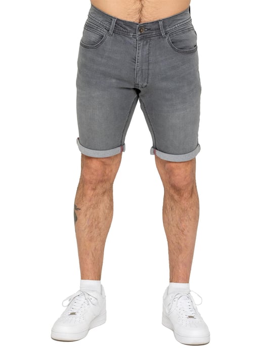 Enzo | Herren Slim Fit Denim Shorts - Image 1