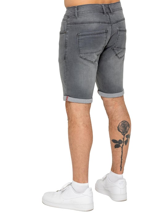 Enzo | Herren Slim Fit Denim Shorts - Image 3