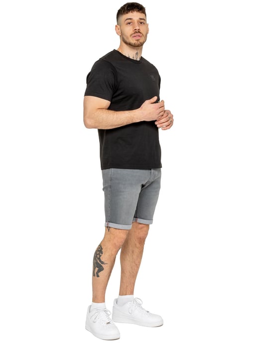 Enzo | Herren Slim Fit Denim Shorts - Image 5
