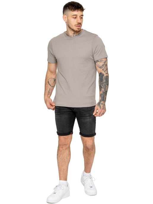 Enzo | Herren Stretch Denim Shorts - Image 4