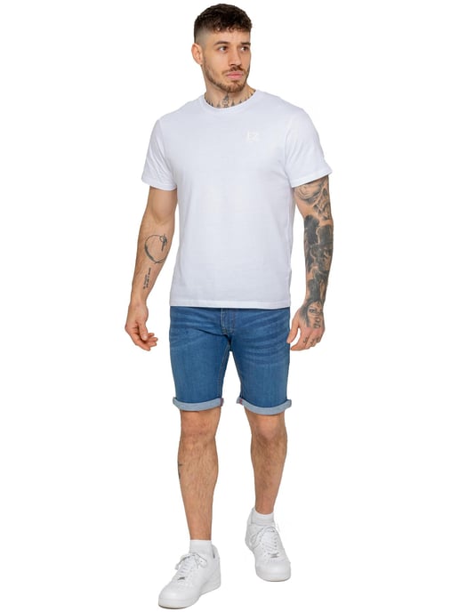 Enzo | Herren Slim Fit Denim Shorts - Image 5