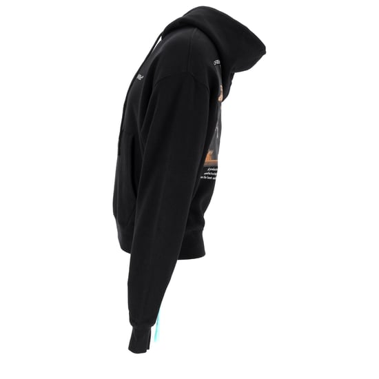 Off-White Caravaggio Schwarzes Krönung-Druck Hoodie - Image 2