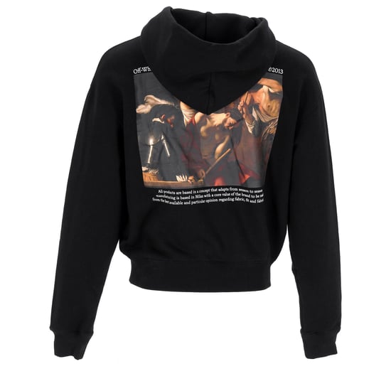 Off-White Caravaggio Schwarzes Krönung-Druck Hoodie - Image 3