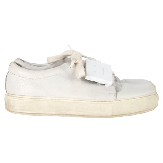 Acne Studios Adriana Low-Top Sneaker aus weißem Leder - Image 1