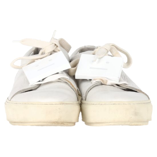 Acne Studios Adriana Low-Top Sneaker aus weißem Leder - Image 2
