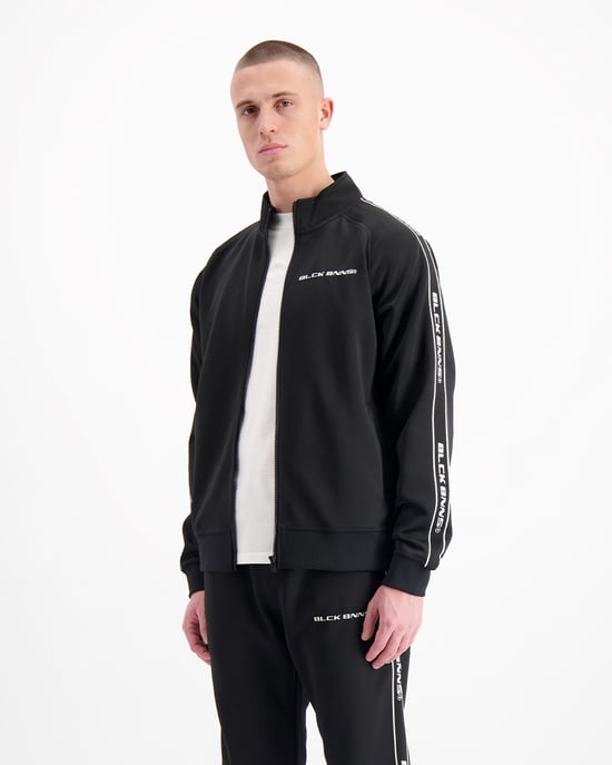 Black Bananas Taped Tracktop, Schwarz - Image 2