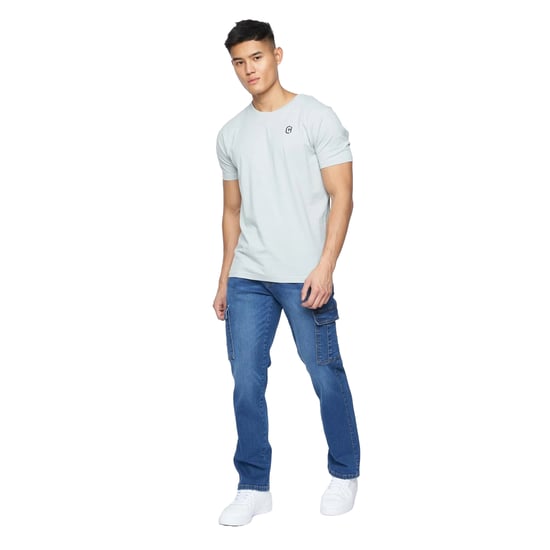 Crosshatch - "Kremtap" Cargo-Jeans für Herren (Steinwaschen) - Image 3