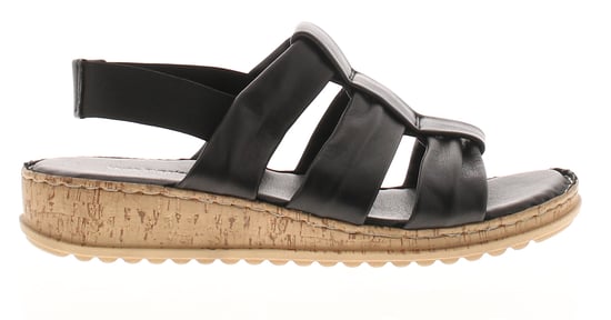 Hush Puppies Damen Sandalen Eden Leder elastisch schwarz - Image 2