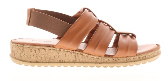 Hush Puppies Damen Sandalen Eden Leder Elastisch Beige - Image 2