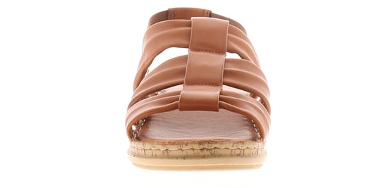 Hush Puppies Damen Sandalen Eden Leder Elastisch Beige - Image 3