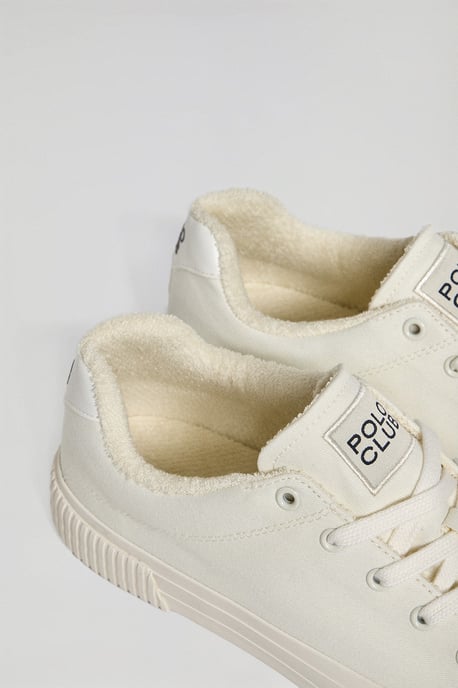 Canvas-Turnschuh Habana für Herren weiß mit Polo Club Details - Image 2