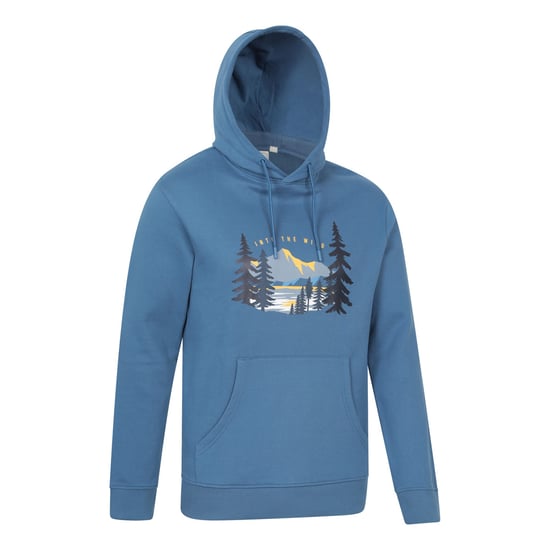 Mountain Warehouse - "Into The Wild" Kapuzenpullover für Herren (Blau) - Image 3