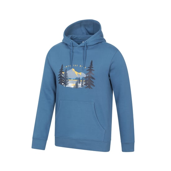 Mountain Warehouse - "Into The Wild" Kapuzenpullover für Herren (Blau) - Image 4