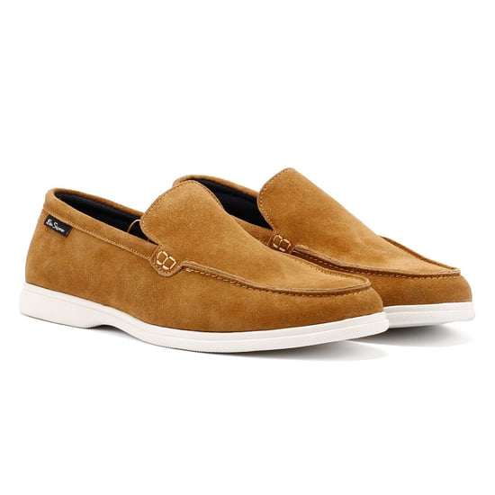 Ben Sherman Amarillo Herren Mokassins Aus Wildleder In Braun - Image 1