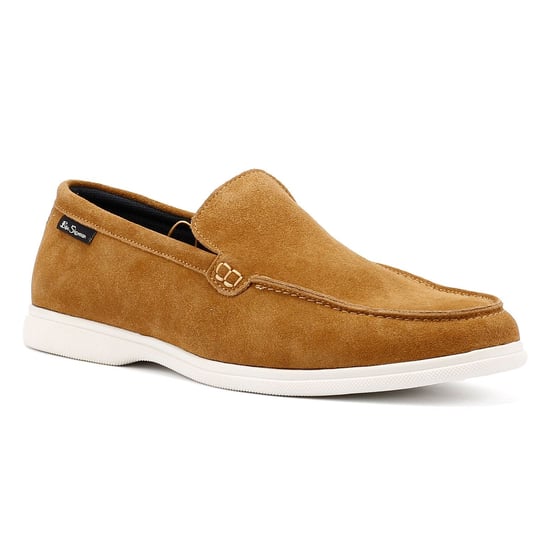 Ben Sherman Amarillo Herren Mokassins Aus Wildleder In Braun - Image 2