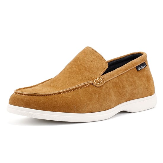 Ben Sherman Amarillo Herren Mokassins Aus Wildleder In Braun - Image 3
