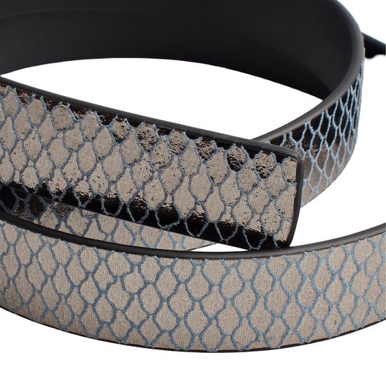 Damen Wende-Metall-Leder Dünner Gürtel 558992 - Image 2