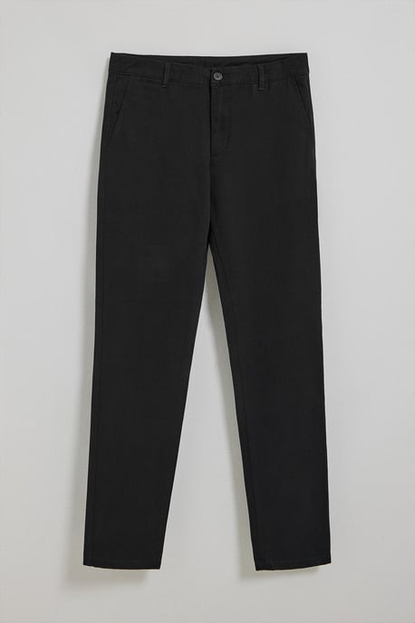 Chinohose Vanya schwarz mit Polo Club Stickerei - Image 5