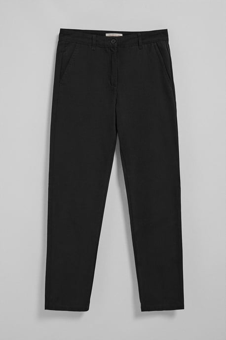 Chinohose May schwarz mit minimalistischer Polo Club Stickerei auf der Tasche - Image 5