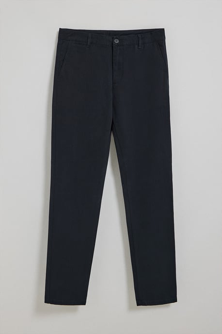Chinohose Vanya marineblau mit Polo Club Stickerei - Image 5