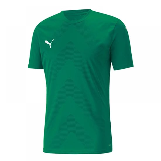 Puma TeamGlory Herren-Fußballoberteil, grün - Image 1