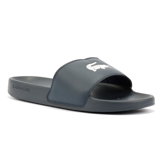 Lacoste Serve Slide 0.0 Herren Blaue Pantoletten - Image 2