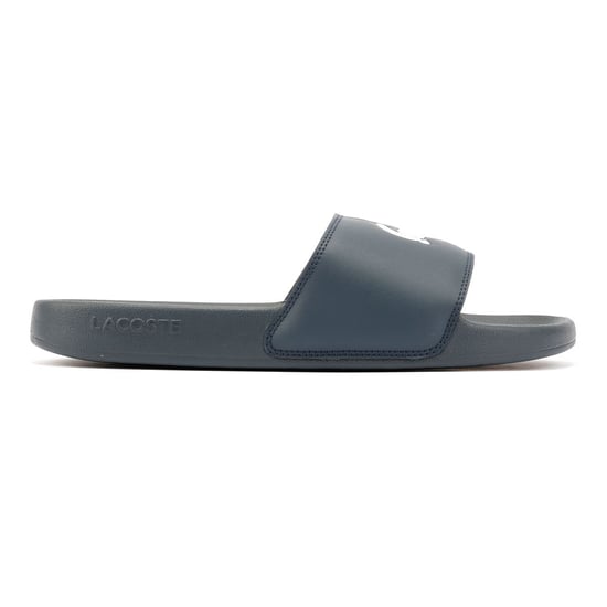 Lacoste Serve Slide 0.0 Herren Blaue Pantoletten - Image 5