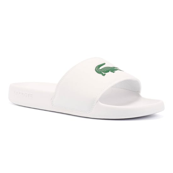Lacoste Serve Slide 0.0 Herren Weiße Slides - Image 2