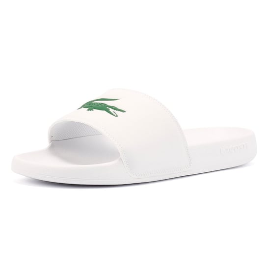 Lacoste Serve Slide 0.0 Herren Weiße Slides - Image 3