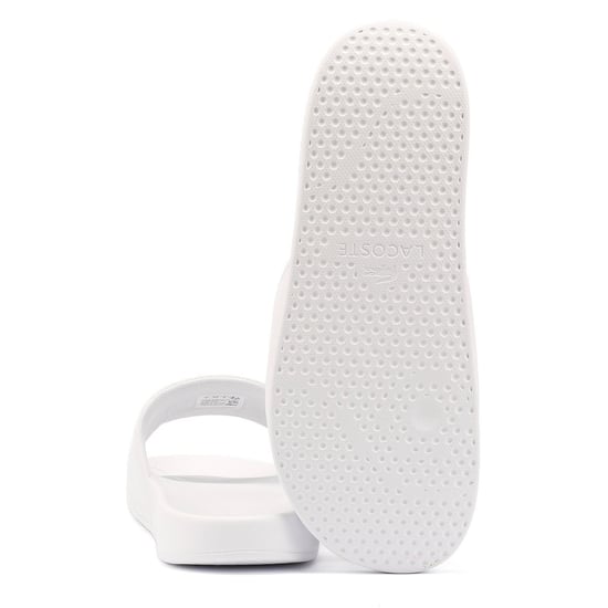 Lacoste Serve Slide 0.0 Herren Weiße Slides - Image 4