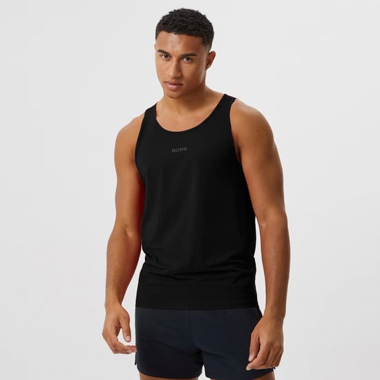 Laufender atmungsaktiver und leichter perforierter ärmelloser Tank-Top für Männer - Image 3
