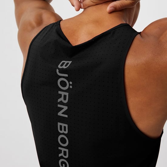 Laufender atmungsaktiver und leichter perforierter ärmelloser Tank-Top für Männer - Image 5