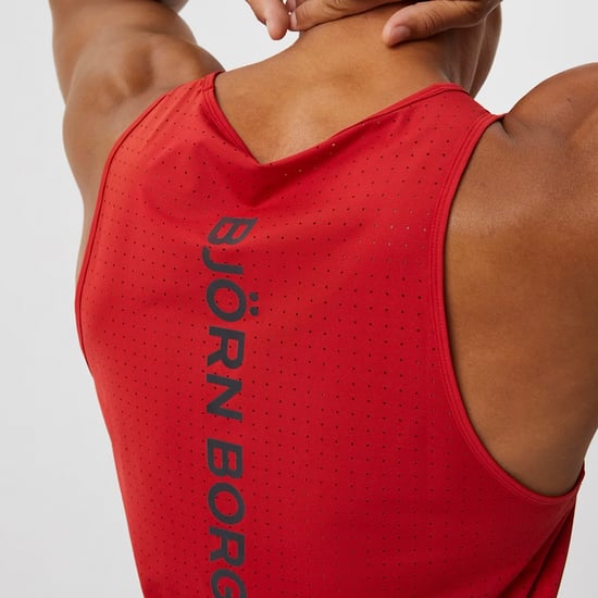 Laufemmination und leichtes perforiertes ärmelloses Tanktop für Männer - Image 5
