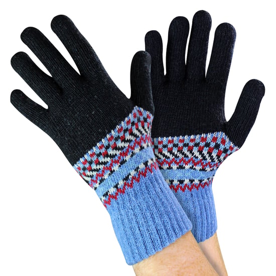 Herren Wollhandschuhe | Winterlich süße Fair-Isle-Handschuhe für kaltes Wetter - Image 1