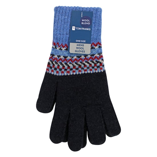 Herren Wollhandschuhe | Winterlich süße Fair-Isle-Handschuhe für kaltes Wetter - Image 2