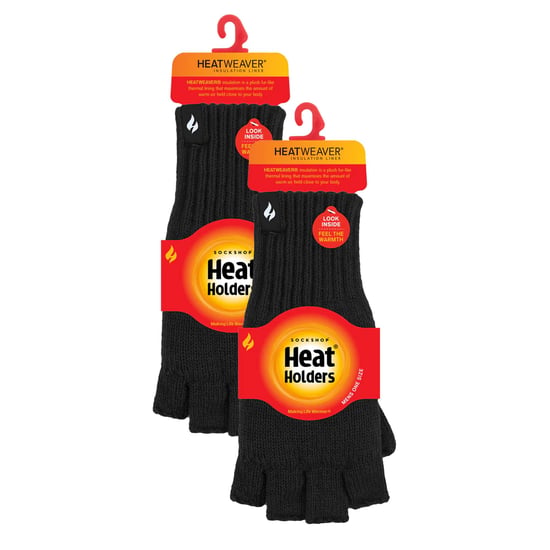 Herrenfingerlose Handschuhe mit thermischem Fleece-Futter - Image 2