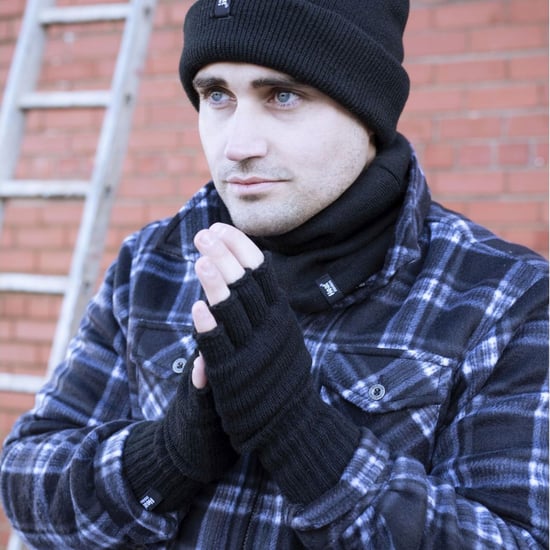 Herren Fingerlose Handschuhe mit thermischem Fleece-Futter - Image 4