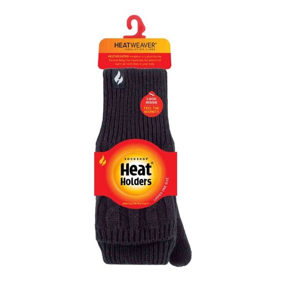 Damen Kabelstrick 2.3 Tog Thermo Winter Fingerlose Umwandlungshandschuhe - Image 2