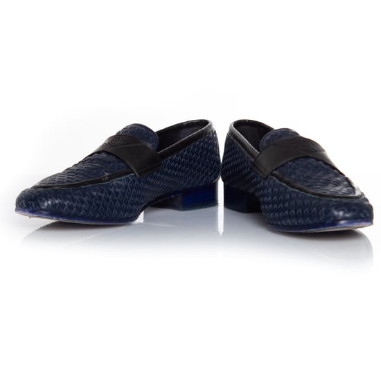 gewebter Leder Mokassin Slipper - Image 6