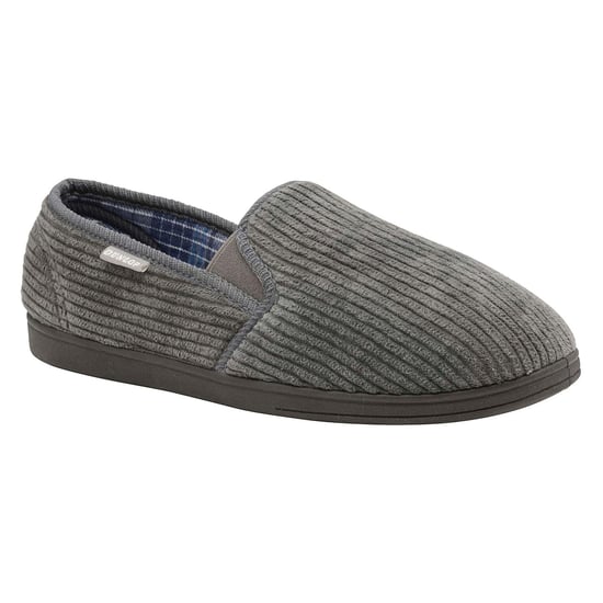 Herren Hausschuhe mit Karomuster und Memory Foam - Image 2