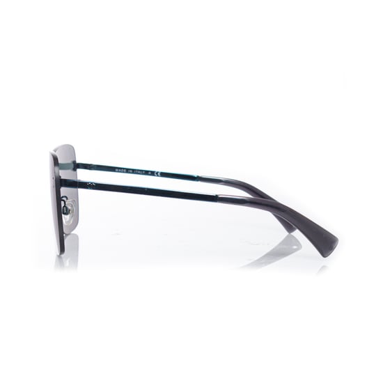 Gepolsterte Shield-Sonnenbrille in Blau - Image 6