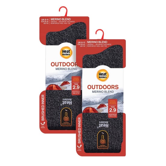 Herren 2er Pack Merinowoll Thermosocken - Image 2