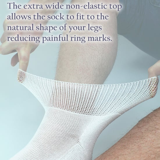 4er-Pack Kurze Bambus-Diabetikersocken mit Grips für Männer und Frauen - Image 4