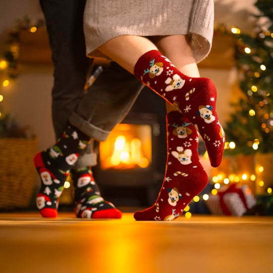 Damen Lite Thermo Weihnachts-Socken mit neuartigem Muster - Image 5