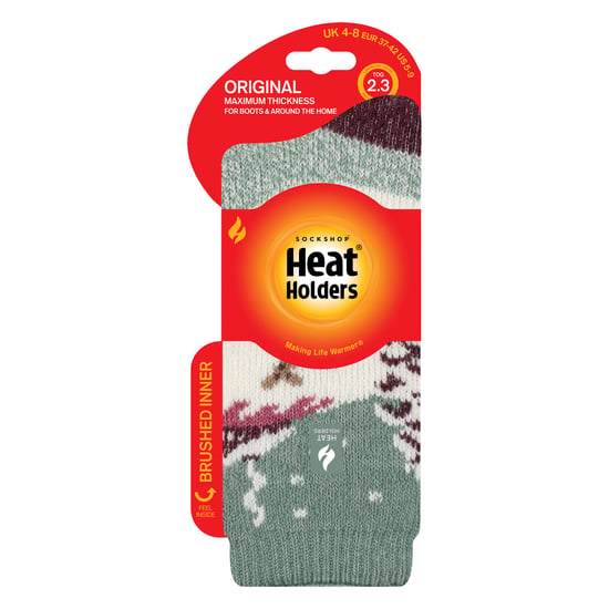 Damen Original Weihnachtsmuster Novelty Thermosocken - Image 2